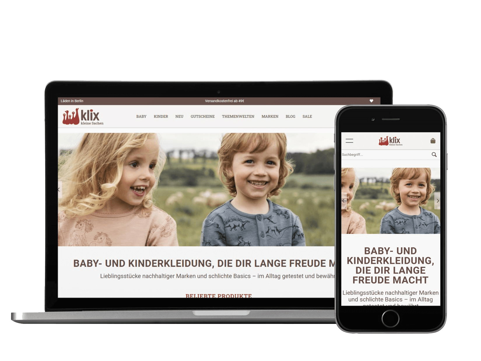 NordNordOst Digital-Agentur - klix Kinderkleidung